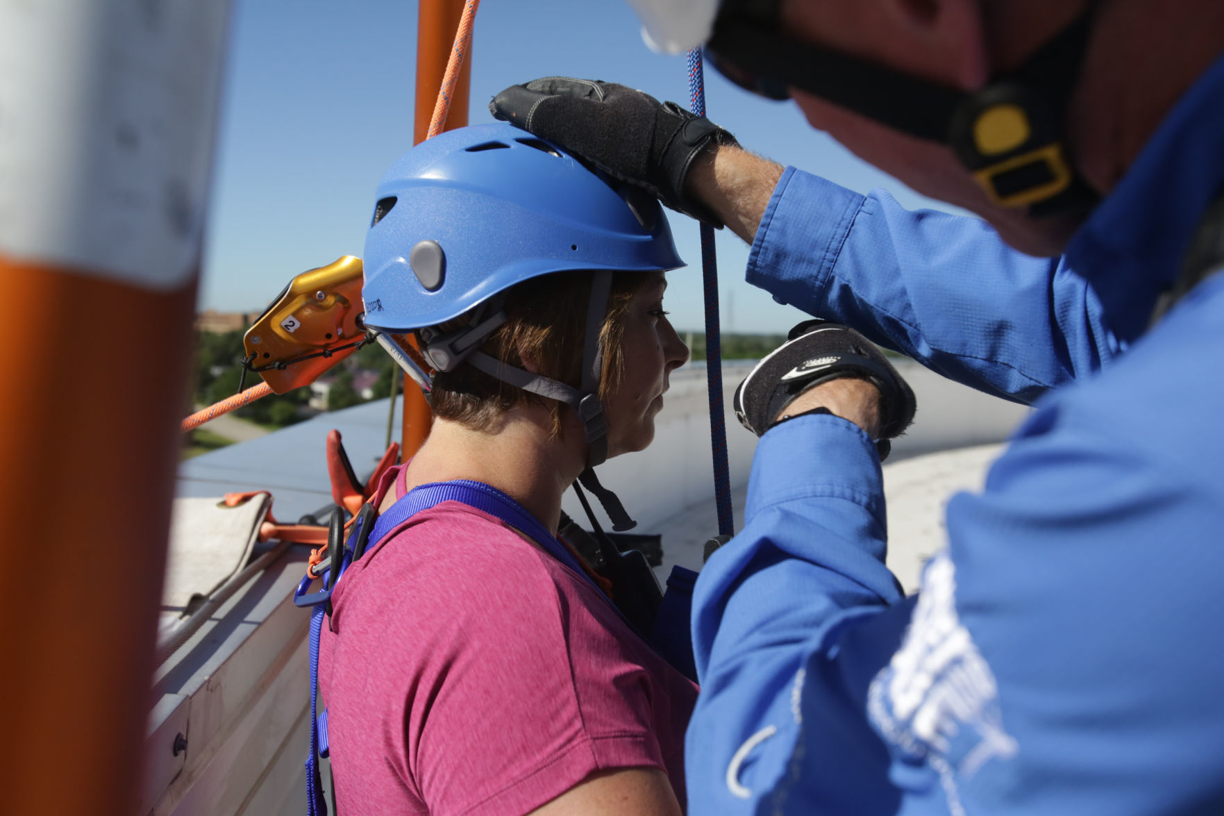 Lake Area United Way Rappelling